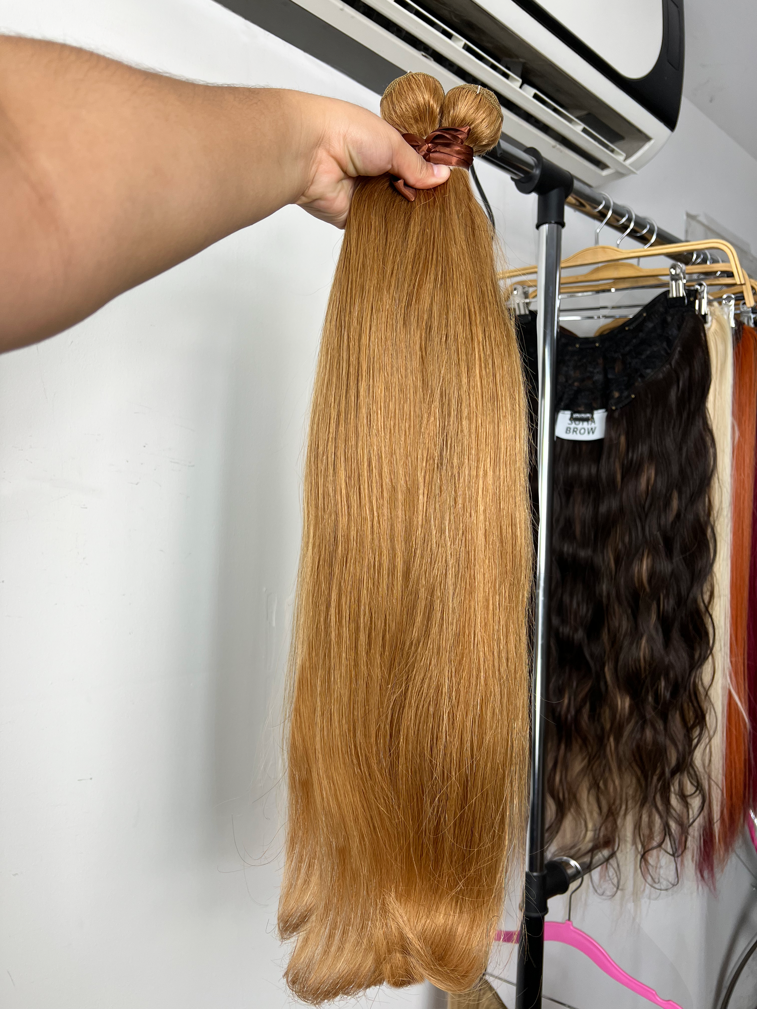 Cortina de 2 Metros💗 Natural 24"