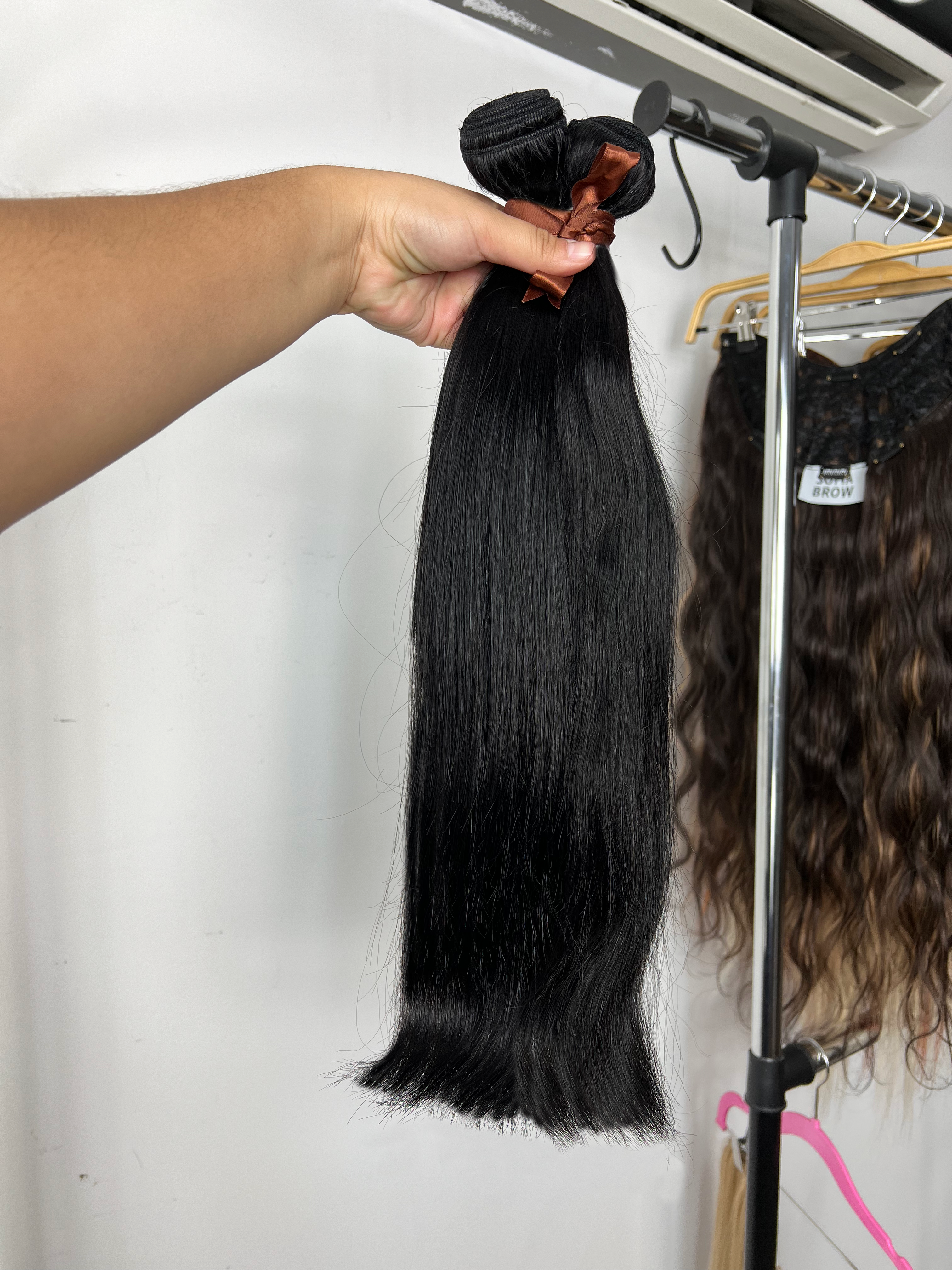 Cortina de 2 Metros💗 Natural 18"