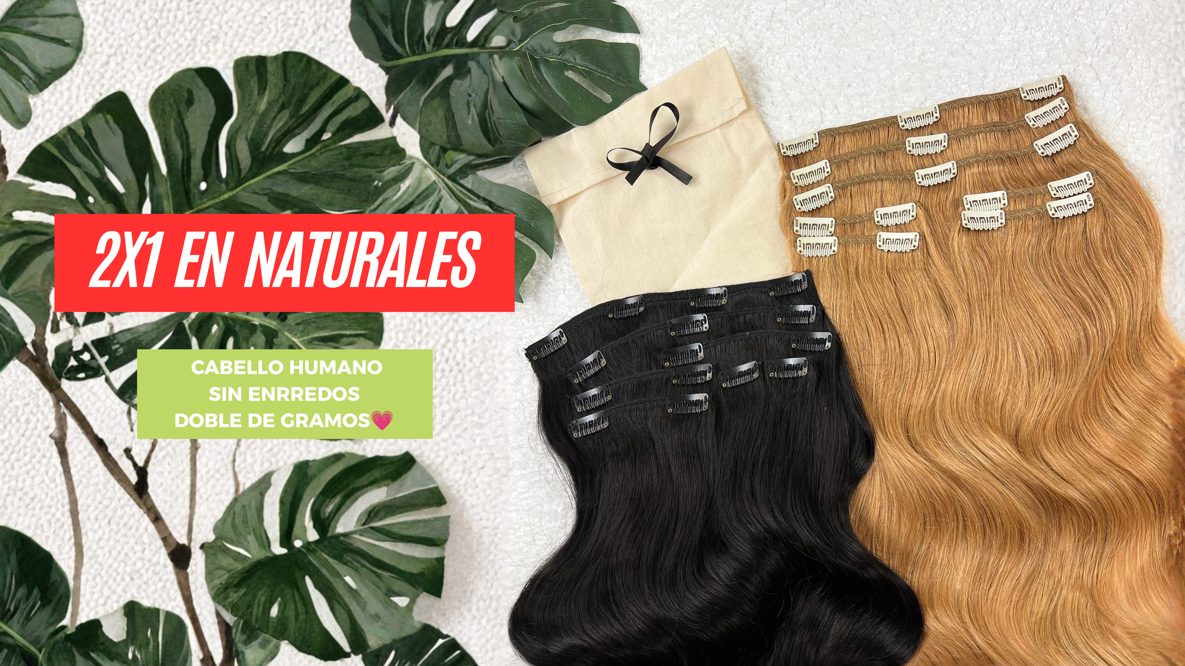 2X1 🟢 CABELLO HUMANO